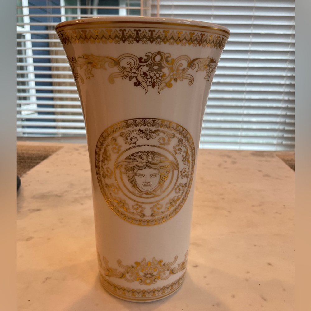 Versace Rosenthal Medusa Gala Vase